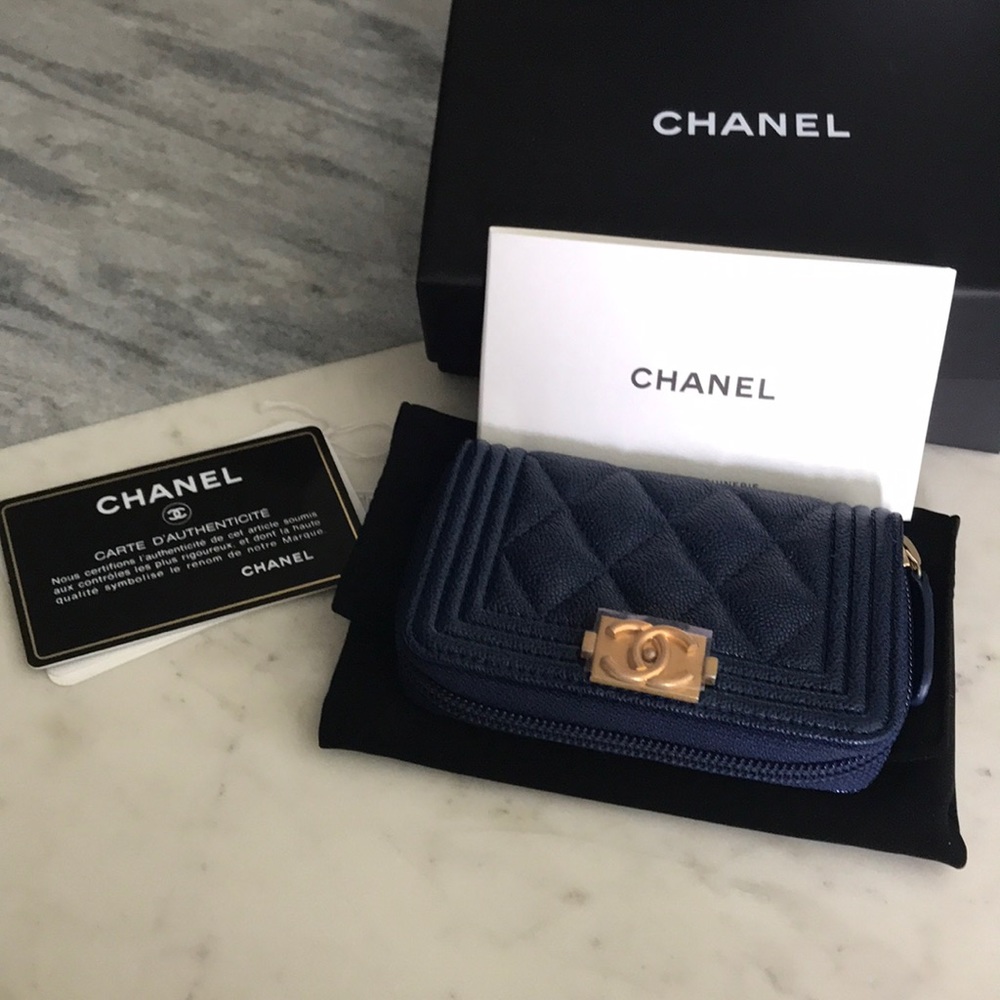 π― Authentic CHANEL BOY Coin purse & cardholder - Picture 6 of 6